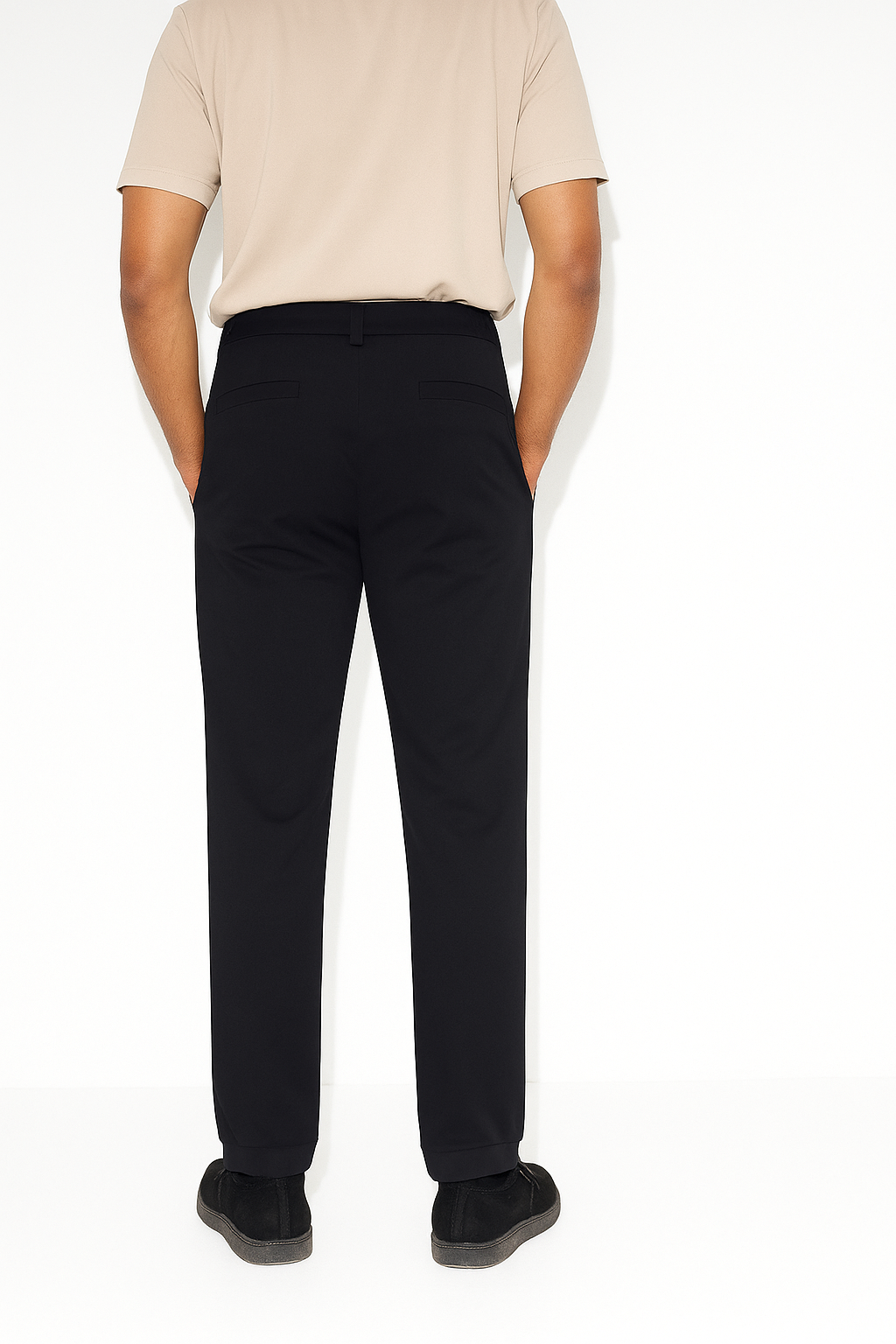 STRAIGHT TROUSER ATHLETIC - BLACK L34