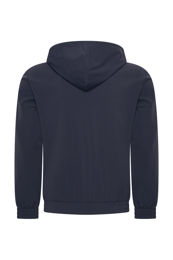 MEN LIGHTWEIGHT JACKED HOODED MARINE BLUE