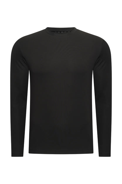 THE ESSENTIAL ATHLETIC LONG SLEEVE BLACK