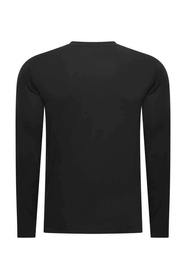 THE ESSENTIAL ATHLETIC LONG SLEEVE BLACK