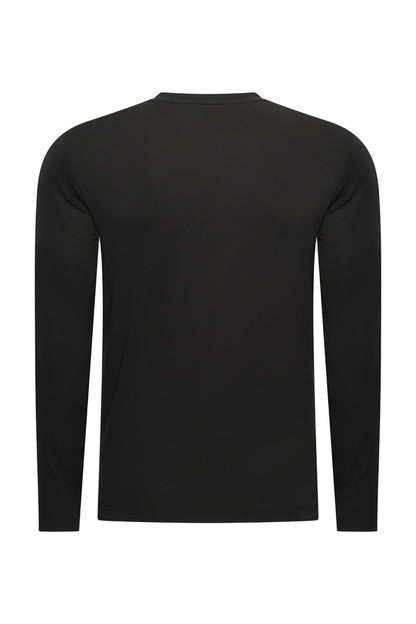 THE ESSENTIAL ATHLETIC LONG SLEEVE BLACK