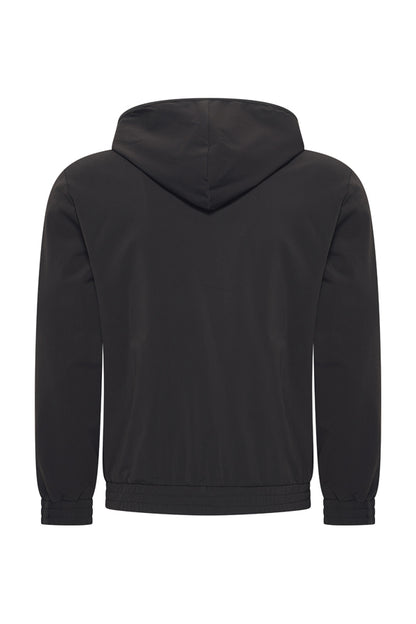 MEN LIGHTWEIGHT JACKED HOODED BLACK