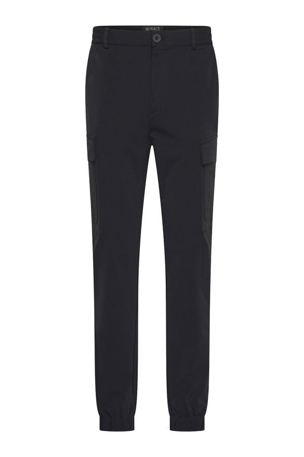 STRAIGHT CARGO TROUSER ATHLETIC - BLACK