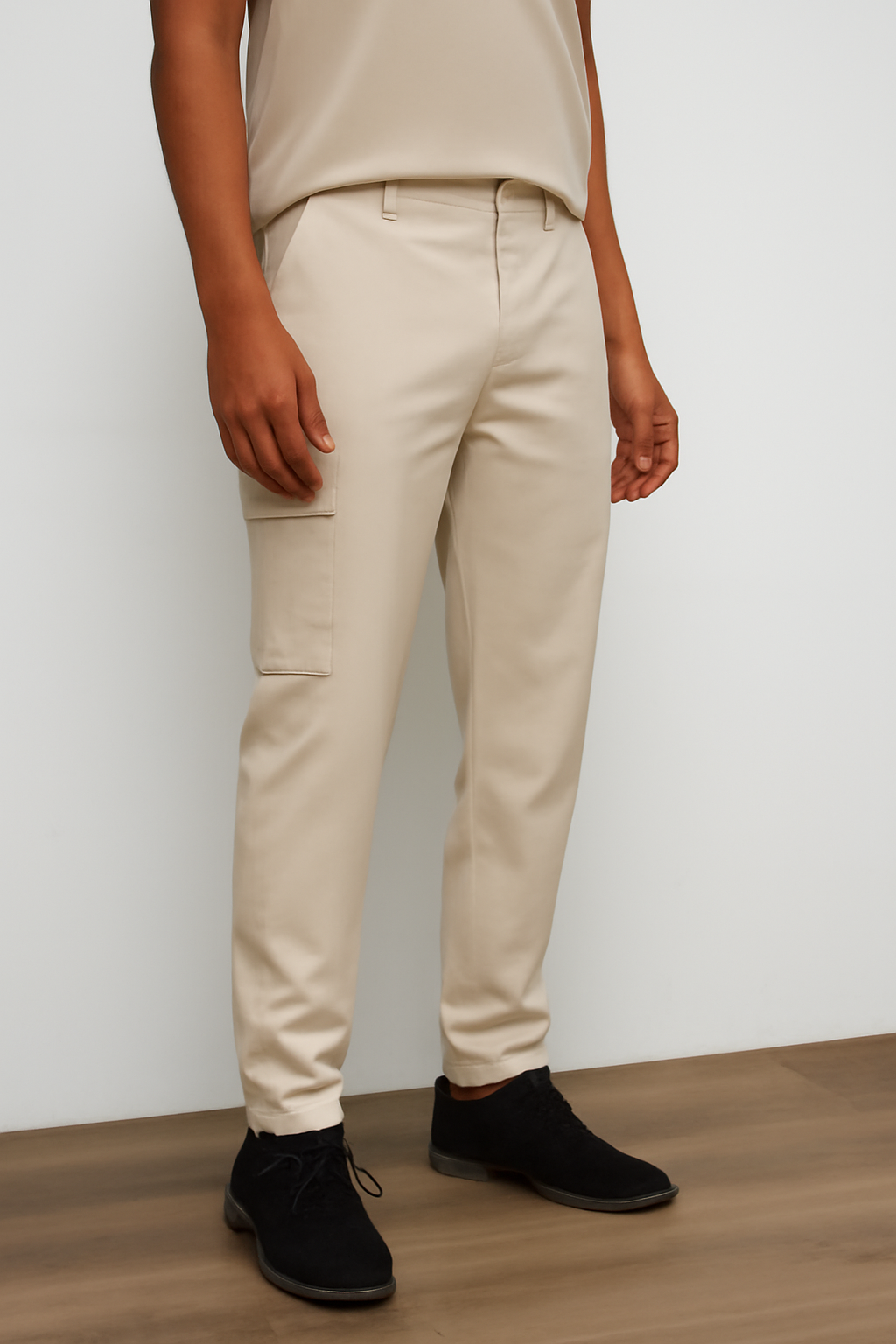 STRAIGHT CARGO TROUSER ATHLETIC - SAND