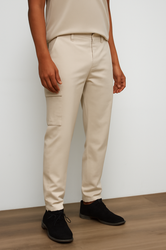 STRAIGHT CARGO TROUSER ATHLETIC - SAND
