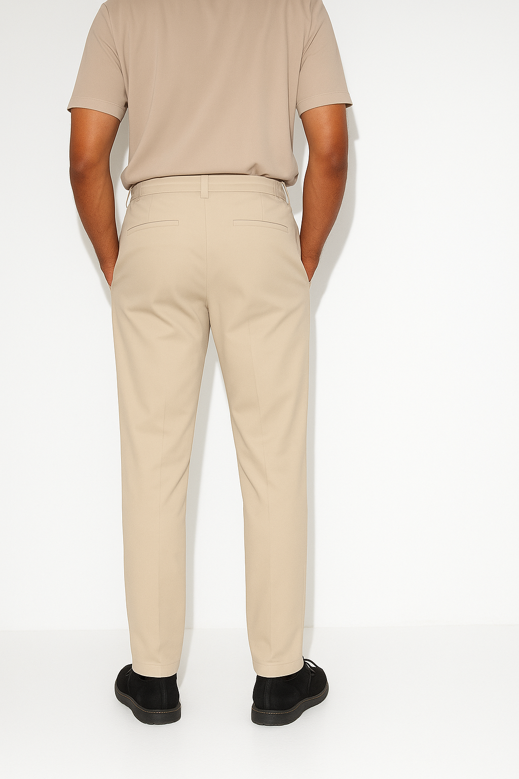 STRAIGHT TROUSER ATHLETIC - SAND L32