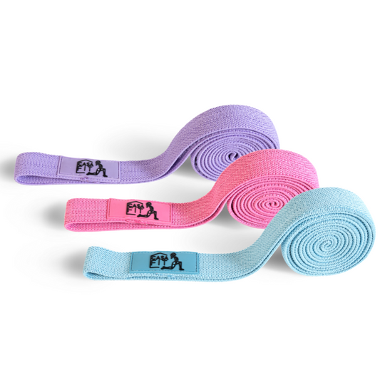 Weerstandsbanden Set – 3 Sterktes fitness Resistance Bands voor Thuis, Gym & Revalidatie